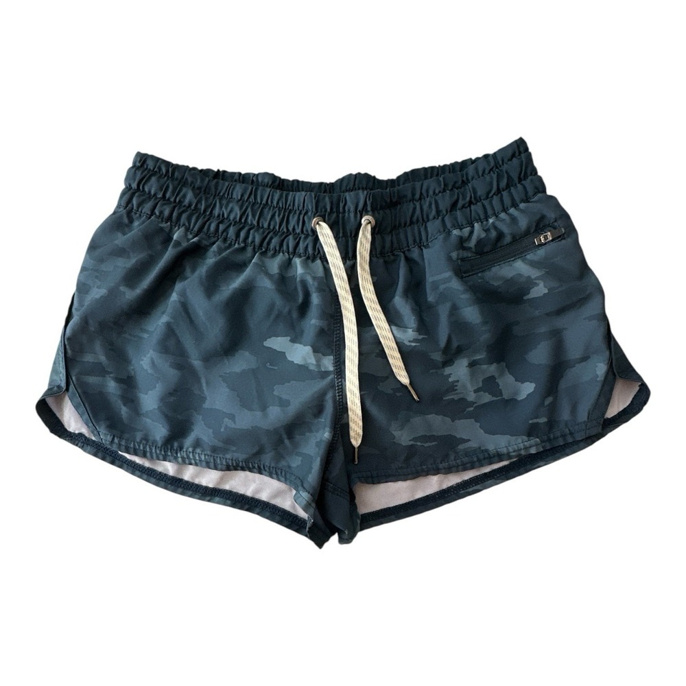 Vuori‎ Shorts Womens Small Camouflage Clementine Athletic Camo Running Lined